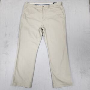 Polo Ralph Lauren Classic Fit Chino Pants Mens 38x30 (Fit 40x30) Beige Cotton